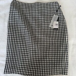Karl Lagerfeld Black and White Pencil Skirt